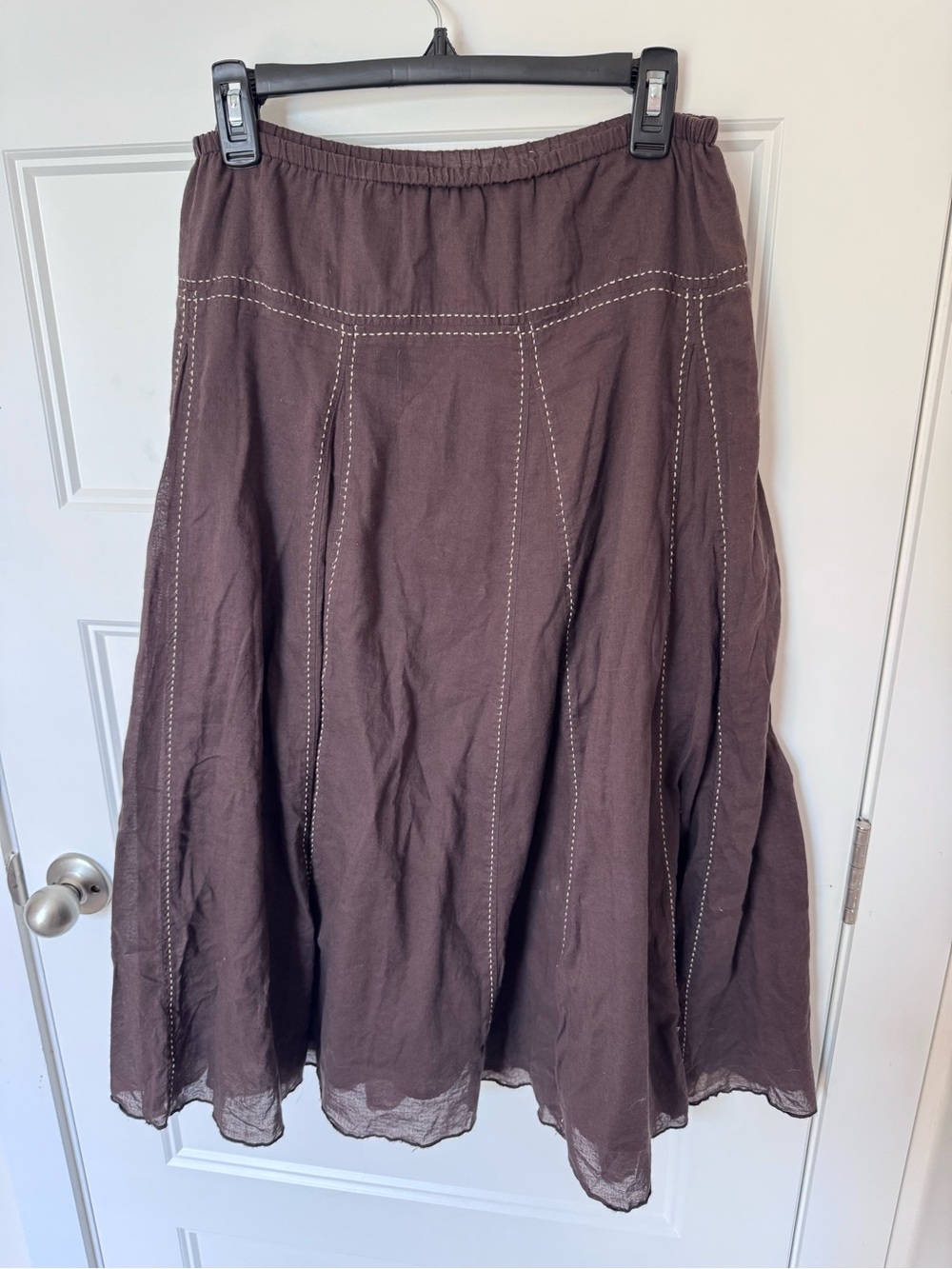 Y2k old navy cotton brown skirt